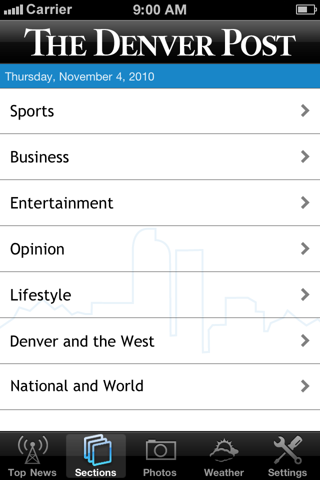 Denver Post free app screenshot 2