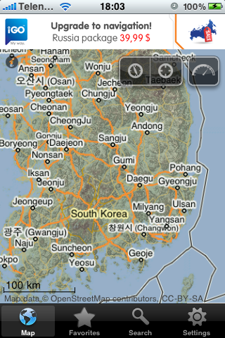 Asia and Russia - Offline map with directU - (free) free app screenshot 3