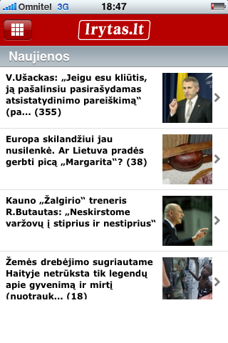 lrytas.lt free app screenshot 2