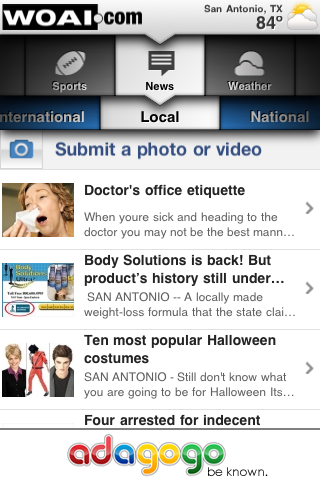 WOAI Mobile Local News free app screenshot 1