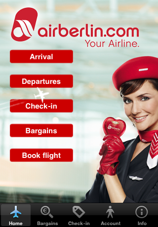 airberlin - your airline free app screenshot 1