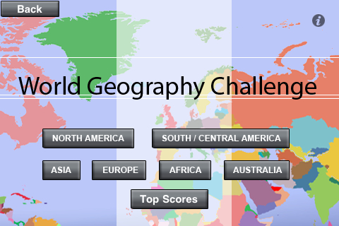 World Geography Challenge free app screenshot 2