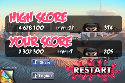 Free Zombie Hero - Kill Angry War Ninja free app screenshot 3