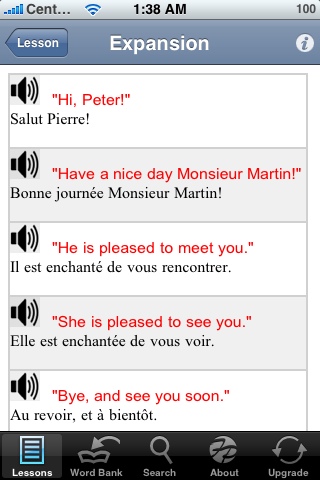 Free Pocket French - Elementary free app screenshot 4