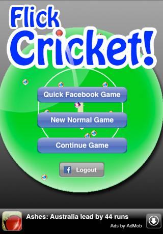 Flick Cricket free app screenshot 1