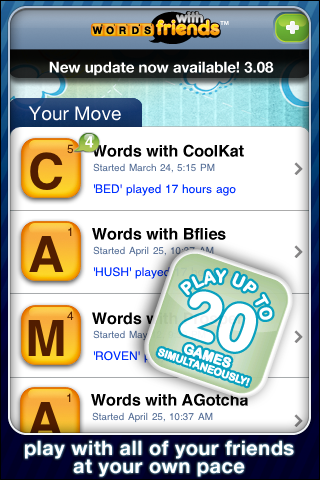 Words With Friends Free free app screenshot 4