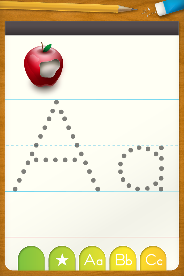 ABC Letter Tracing Free Writing Practice For Preschool App For Free Iphone ipad ipod Touch