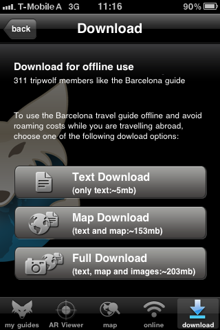 tripwolf - your travel guide with offline maps free app screenshot 3