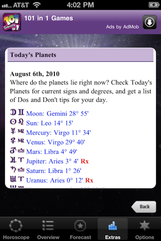 Today's Horoscope by Kelli Fox free app screenshot 3