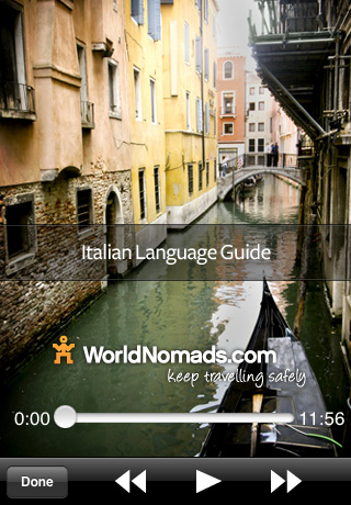 World Nomads Italian Language Guide free app screenshot 1