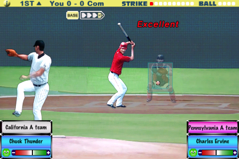 BVP Allstar Baseball Lite (Batter vs Pitcher) free app screenshot 1