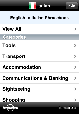Lonely Planet Italian Phrasebook