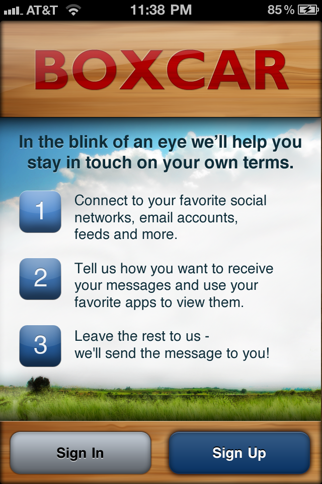 Boxcar free app screenshot 1