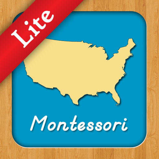 free Montessori Approach To Geography - United States Lite iphone app