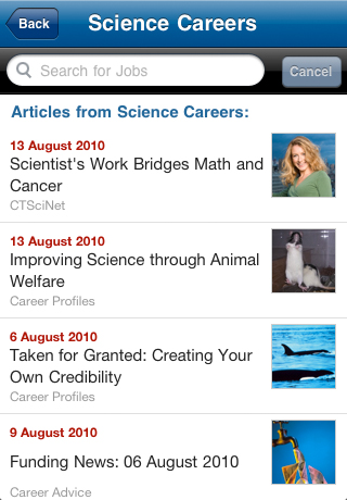 Science Mobile free app screenshot 2