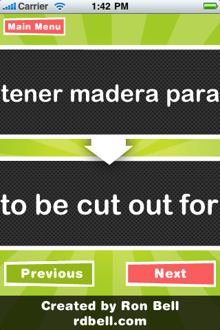 Spanish Idioms Study Buddy free app screenshot 3