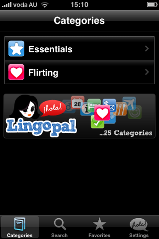 Lingopal Indonesian LITE - talking phrasebook free app screenshot 3