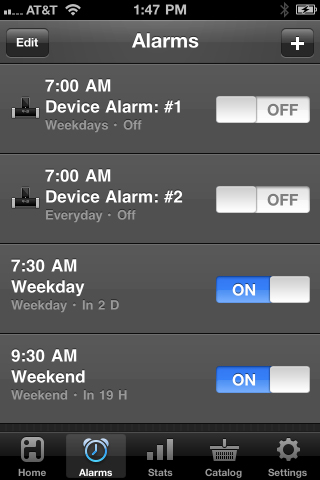 iHome+Sleep, the alarm clock app from the experts on alarm clocks free app screenshot 2