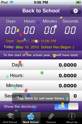School Countdown Lite - Upgrade to full version for Classes, Holidays, Timetable, and more! free app screenshot 3