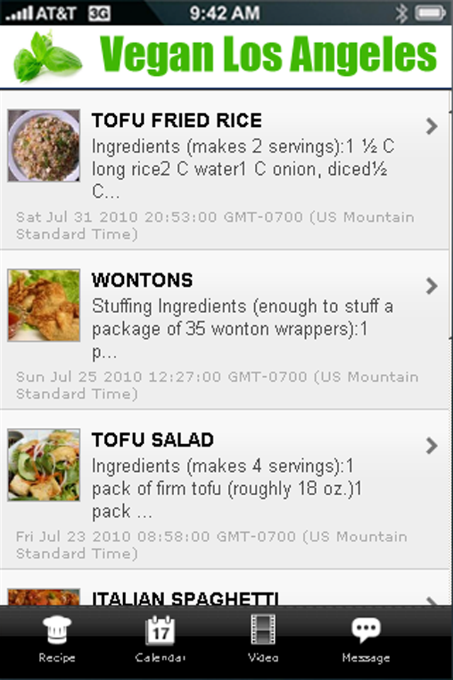 Vegan Los Angeles free app screenshot 2