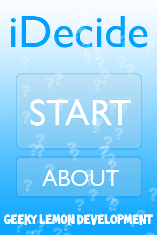 iDecide free app screenshot 1