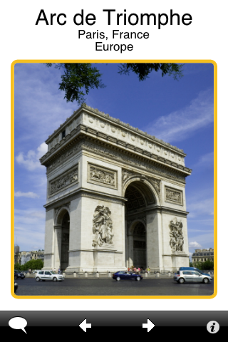 ABA Flash Cards - Famous Places free app screenshot 3