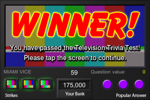 The Television Trivia Test free app screenshot 3