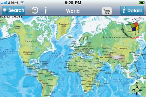 MapsofWorld Atlas free app screenshot 1