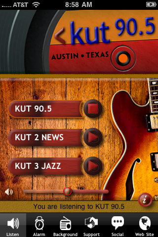 KUT 90.5 Music, News, & NPR from Austin, Texas free app screenshot 1