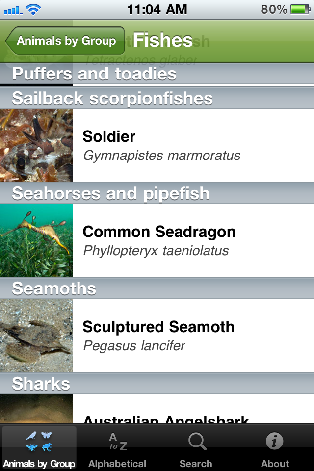 Field Guide to Victorian Fauna free app screenshot 2
