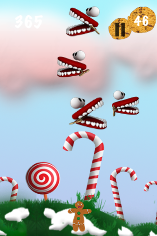 Gingerbread boy's Christmas dream LITE free app screenshot 4