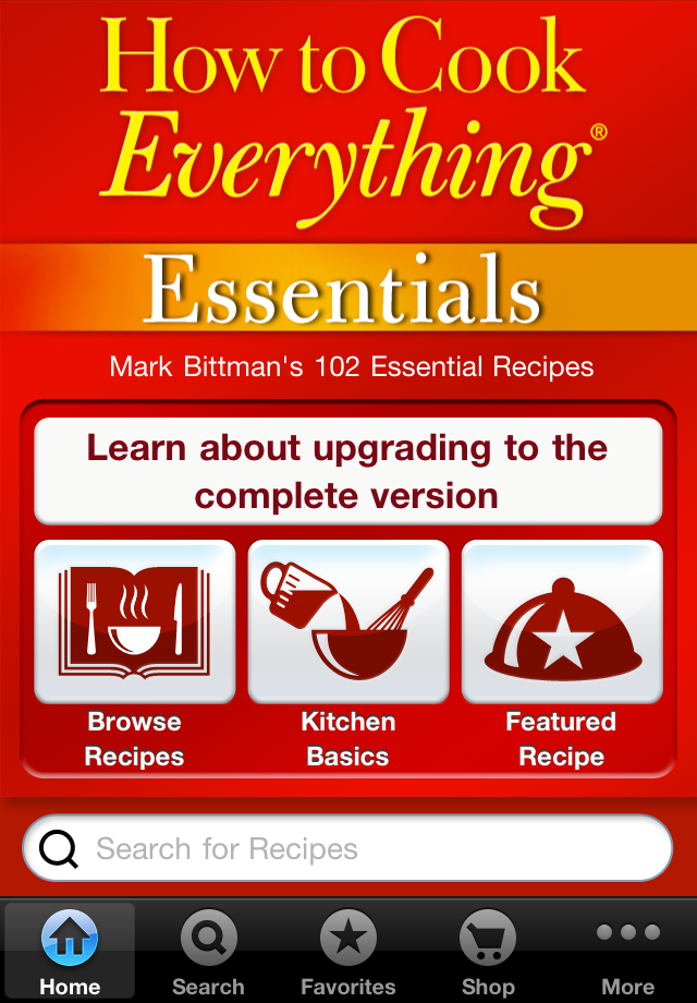 How to Cook Everything Essentials free app screenshot 1
