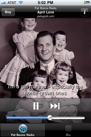 Pat Boone Radio free app screenshot 2