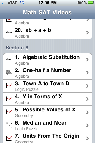 SAT Math Tutor free app screenshot 2
