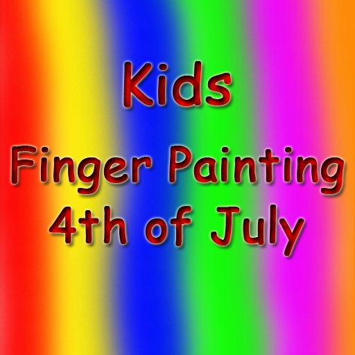 free Kids Finger Painting FREE Fourth of July iphone app