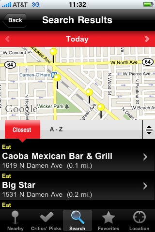 Time Out Chicago for iPhone free app screenshot 3