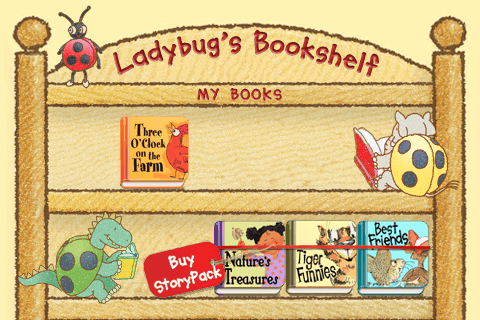 Ladybug's Bookshelf free app screenshot 1