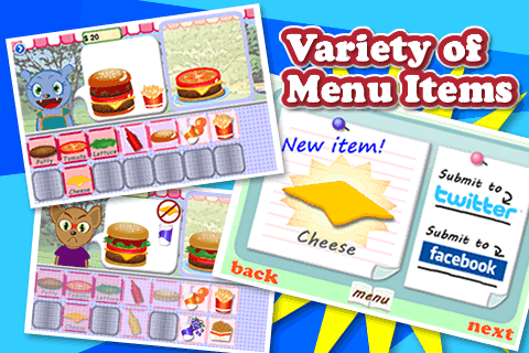 Yummy Burger with Pure Lovely Pets Lite Game Apps-Super,Angry,Challenge Fantastic Games Free App free app screenshot 4
