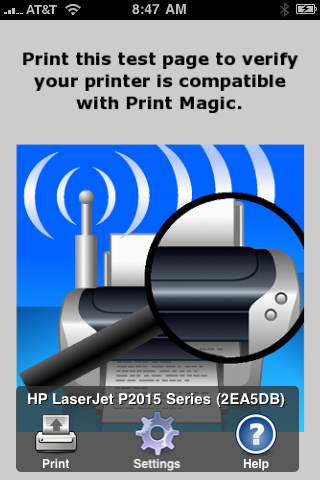 Printer Test for Print Magic free app screenshot 1
