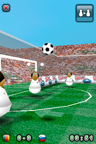 Touch Soccer 3D Lite free app screenshot 2