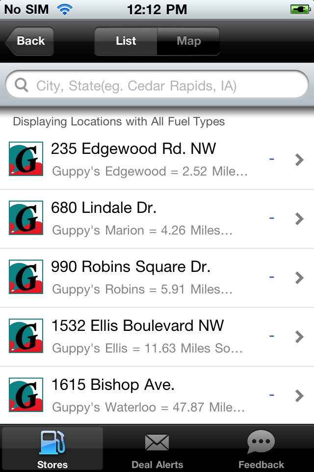 Guppy's Store Finder free app screenshot 4