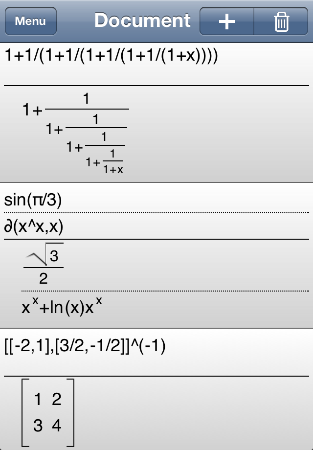 Free Graphing Symbolic Calculator - PocketCAS lite free app screenshot 3