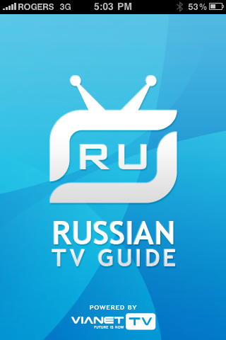 Russian TV Guide free app screenshot 1