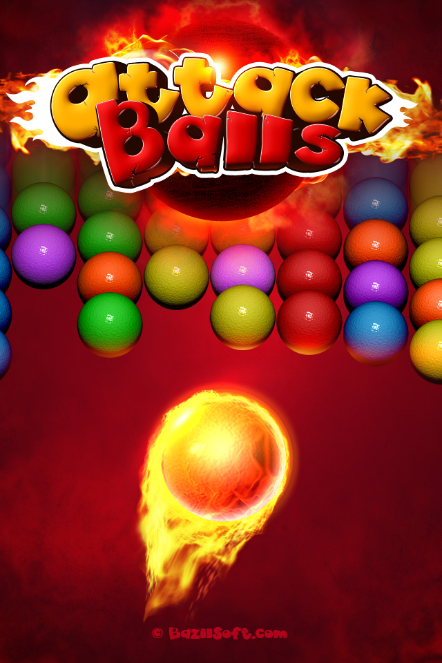 Attack Balls - New Free Bubble Shooter Game (Best Cool & Funny Games For Girls & Kids - Touch Top Fun) free app screenshot 1