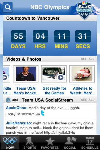 NBC Olympics on AT&T free app screenshot 4