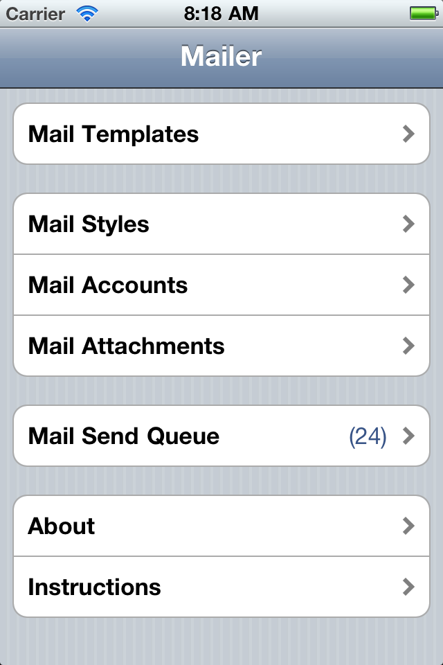 Mailer (Lite) - Group Mail with Attachments, Templates, HTML and CSS free app screenshot 1