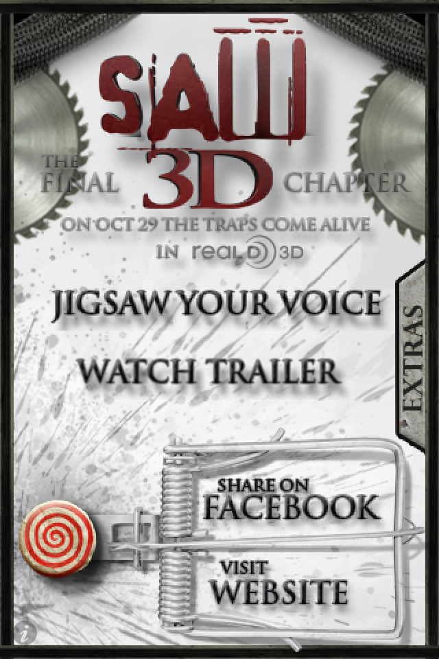 Saw 3D Jigsaw Your Voice free app screenshot 2