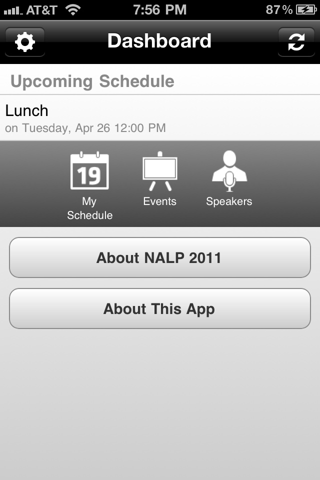 NALP 2011 Annual Education Conference & Resourc... free app screenshot 2