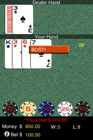 Simple Blackjack