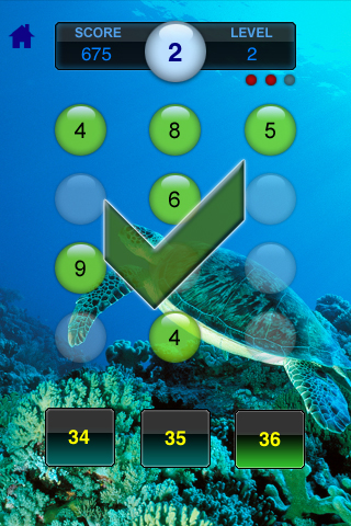 Razor Smart Free Lite - Kids Math Addition Reef Game free app screenshot 4